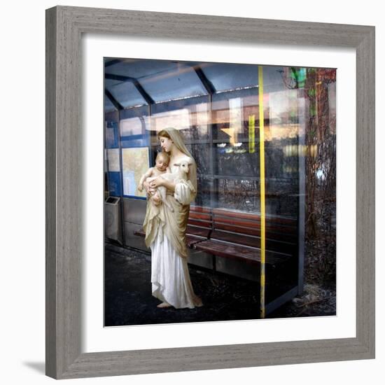 Madonna of the Bus-Stop, 2008-Trygve Skogrand-Framed Giclee Print