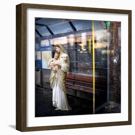 Madonna of the Bus-Stop, 2008-Trygve Skogrand-Framed Giclee Print