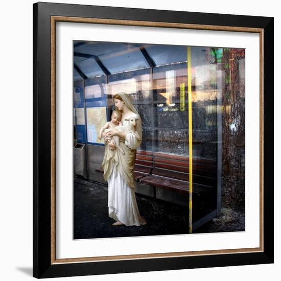 Madonna of the Bus-Stop, 2008-Trygve Skogrand-Framed Giclee Print