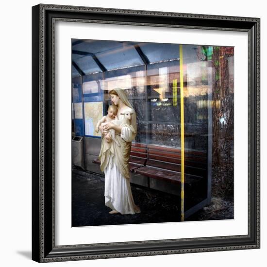 Madonna of the Bus-Stop, 2008-Trygve Skogrand-Framed Giclee Print