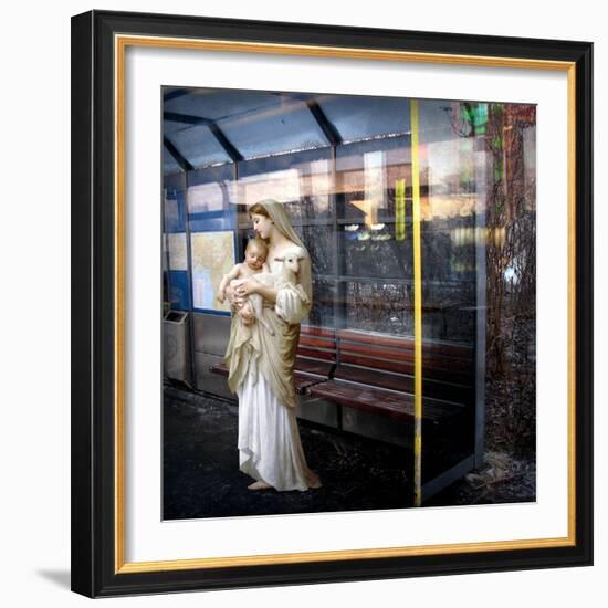 Madonna of the Bus-Stop, 2008-Trygve Skogrand-Framed Giclee Print