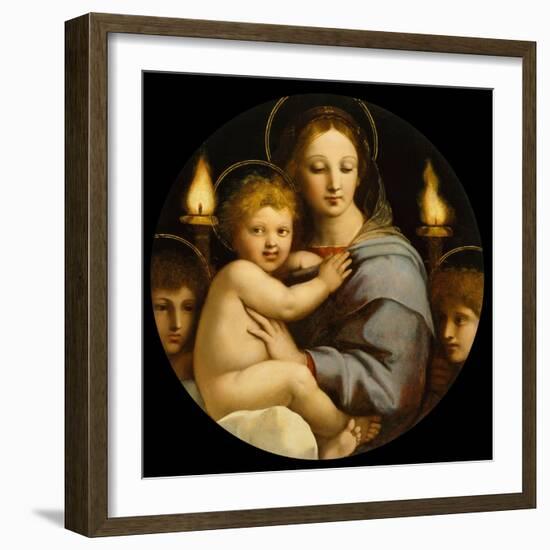 Madonna of the Candelabra-Raphael-Framed Giclee Print