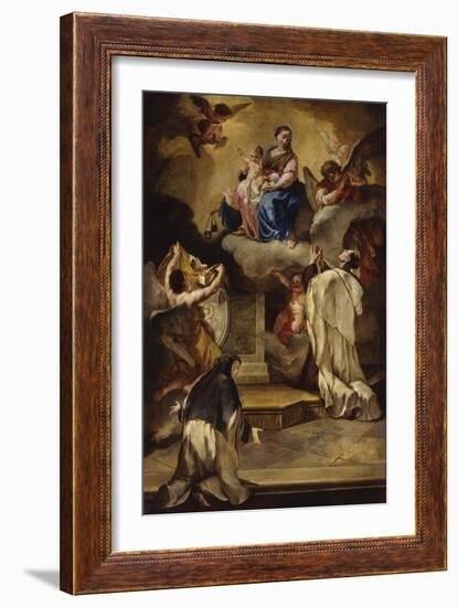 Madonna of the Carmelo-Francesco Polazzo-Framed Art Print