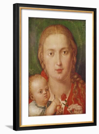 Madonna of the Carnation, 1516-Albrecht Dürer-Framed Giclee Print