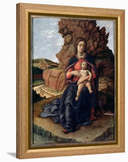 Madonna of the Caves - Tempera on Panel, 1489-Andrea Mantegna-Framed Premier Image Canvas