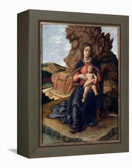 Madonna of the Caves - Tempera on Panel, 1489-Andrea Mantegna-Framed Premier Image Canvas