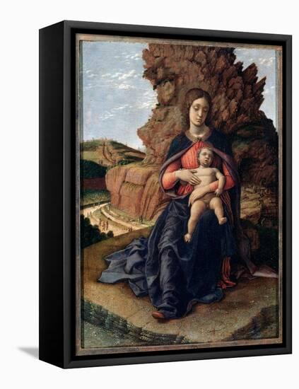 Madonna of the Caves - Tempera on Panel, 1489-Andrea Mantegna-Framed Premier Image Canvas