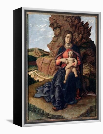 Madonna of the Caves - Tempera on Panel, 1489-Andrea Mantegna-Framed Premier Image Canvas