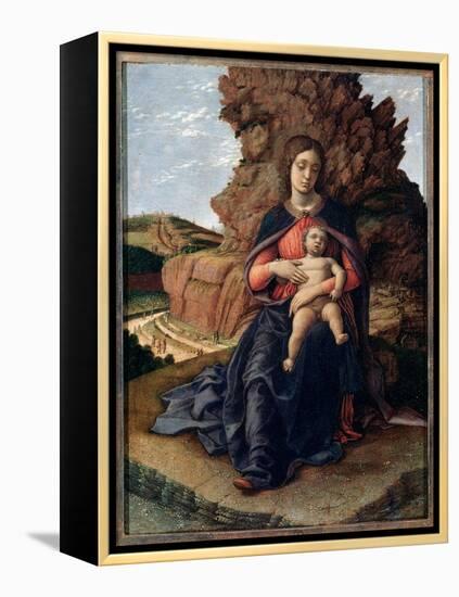 Madonna of the Caves - Tempera on Panel, 1489-Andrea Mantegna-Framed Premier Image Canvas