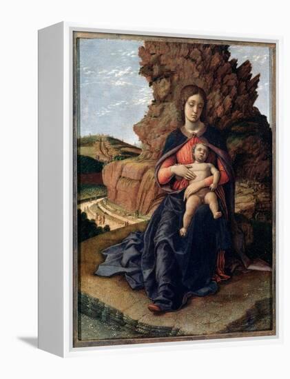 Madonna of the Caves - Tempera on Panel, 1489-Andrea Mantegna-Framed Premier Image Canvas