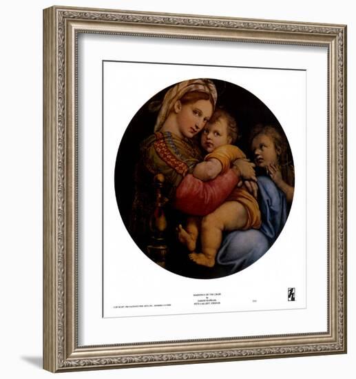 Madonna of the Chair-Raphael-Framed Art Print