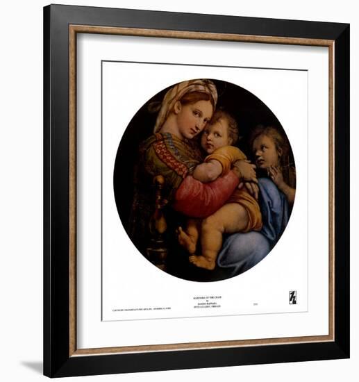 Madonna of the Chair-Raphael-Framed Art Print