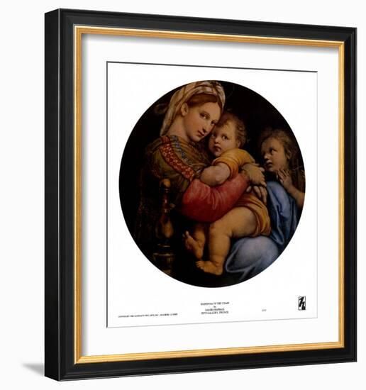 Madonna of the Chair-Raphael-Framed Art Print