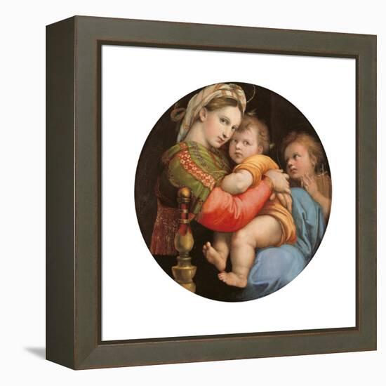 Madonna of the Chair-Raffaello Sanzio-Framed Premier Image Canvas