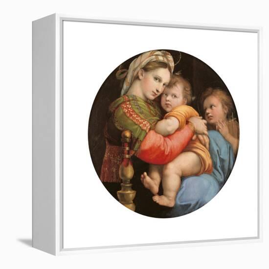 Madonna of the Chair-Raffaello Sanzio-Framed Premier Image Canvas
