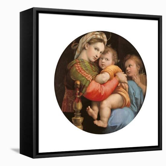 Madonna of the Chair-Raphael-Framed Stretched Canvas