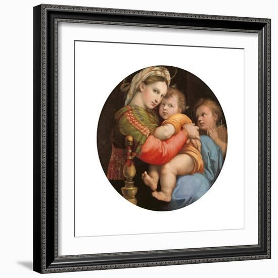 Madonna of the Chair-Raphael-Framed Art Print