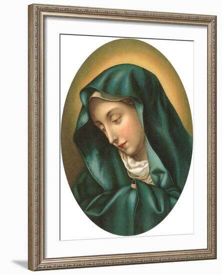 Madonna of the Dito by Dolci, Florence-null-Framed Art Print