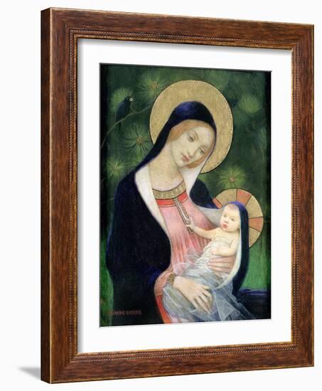 Madonna of the Fir Tree, 1925-Marianne Stokes-Framed Giclee Print