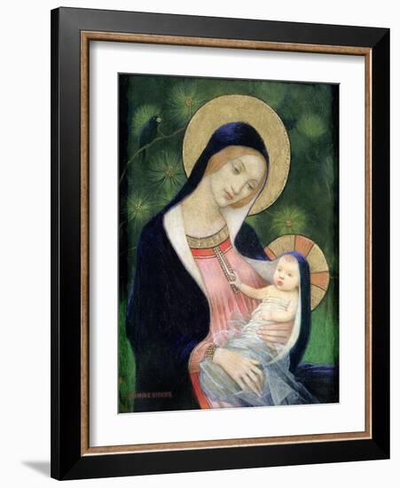 Madonna of the Fir Tree, 1925-Marianne Stokes-Framed Giclee Print