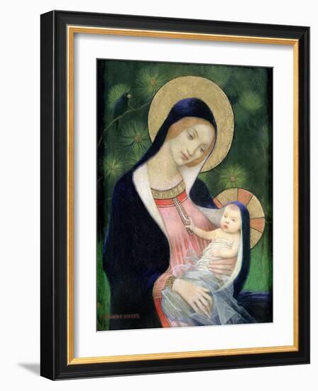 Madonna of the Fir Tree, 1925-Marianne Stokes-Framed Giclee Print