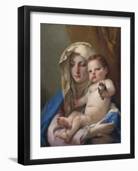 Madonna of the Goldfinch, c.1767-70-Giovanni Battista Tiepolo-Framed Giclee Print