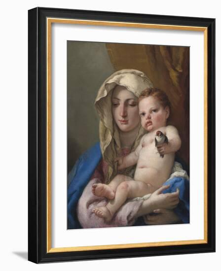 Madonna of the Goldfinch, c.1767-70-Giovanni Battista Tiepolo-Framed Giclee Print