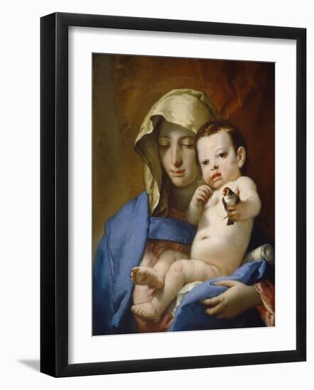 Madonna of the Goldfinch, c.1767-70-Giovanni Battista Tiepolo-Framed Giclee Print