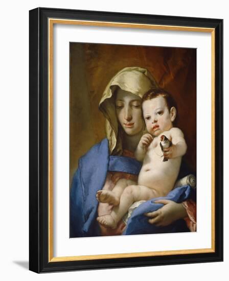 Madonna of the Goldfinch, c.1767-70-Giovanni Battista Tiepolo-Framed Giclee Print