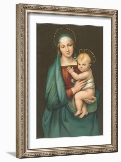 Madonna of the Granduca by Raphael, Florence-null-Framed Art Print