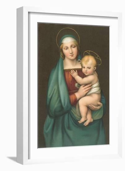 Madonna of the Granduca by Raphael, Florence-null-Framed Art Print