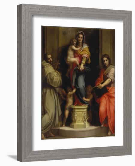 Madonna of the Harpies, 1517-Andrea del Sarto-Framed Giclee Print