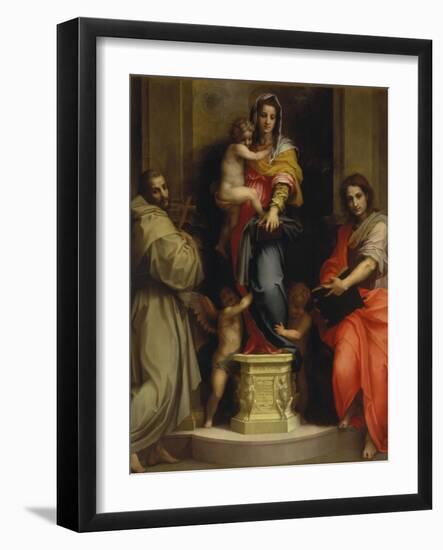 Madonna of the Harpies, 1517-Andrea del Sarto-Framed Giclee Print