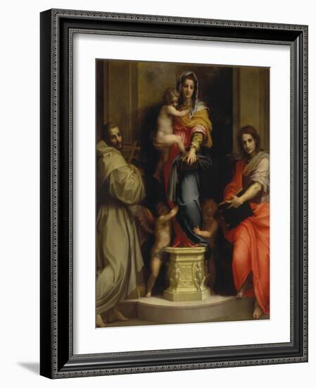 Madonna of the Harpies, 1517-Andrea del Sarto-Framed Giclee Print