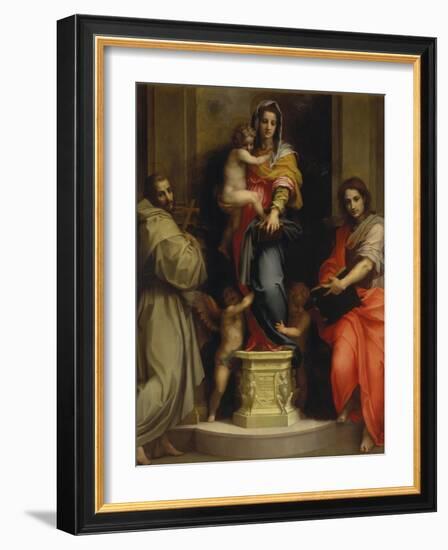 Madonna of the Harpies, 1517-Andrea del Sarto-Framed Giclee Print