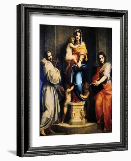 Madonna of the Harpies, 1517-Andrea del Sarto-Framed Giclee Print