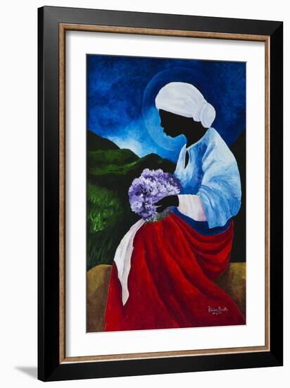 Madonna of the Lilacs-Patricia Brintle-Framed Giclee Print