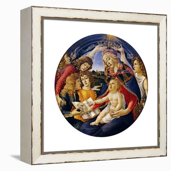 Madonna of the Magnificat, 1483-Sandro Botticelli-Framed Premier Image Canvas