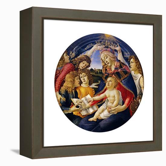 Madonna of the Magnificat, 1483-Sandro Botticelli-Framed Premier Image Canvas