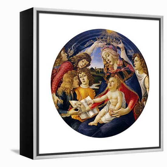 Madonna of the Magnificat, 1483-Sandro Botticelli-Framed Premier Image Canvas