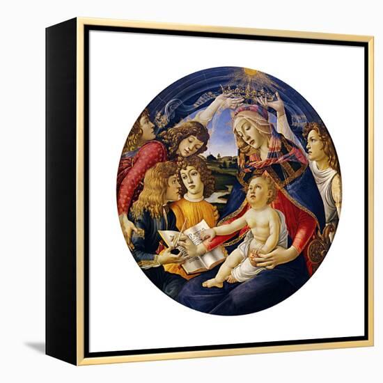 Madonna of the Magnificat, 1483-Sandro Botticelli-Framed Premier Image Canvas