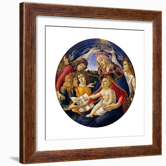 Madonna of the Magnificat, 1483-Sandro Botticelli-Framed Giclee Print