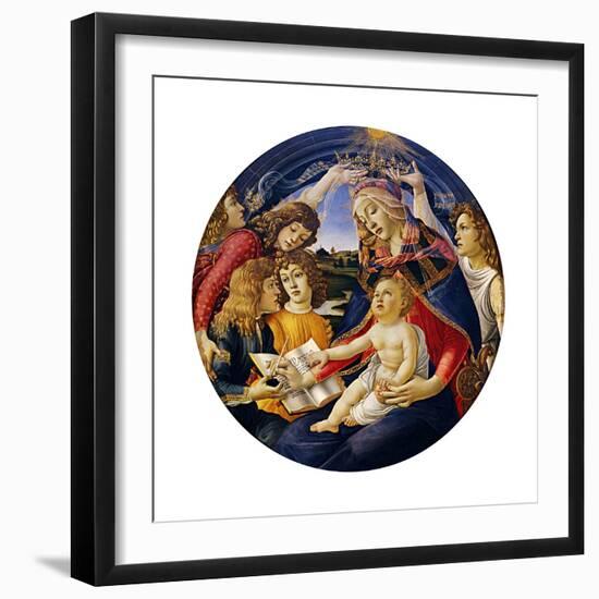 Madonna of the Magnificat, 1483-Sandro Botticelli-Framed Giclee Print