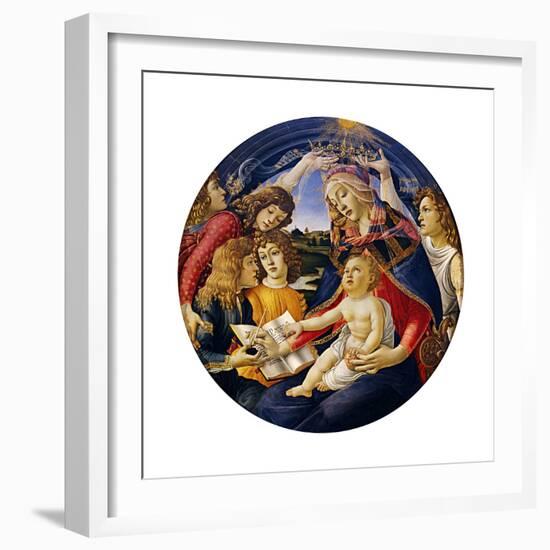 Madonna of the Magnificat, 1483-Sandro Botticelli-Framed Giclee Print