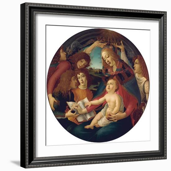 Madonna of the Magnificat-Sandro Botticelli-Framed Giclee Print