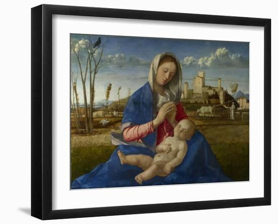 Madonna of the Meadow, C. 1500-Giovanni Bellini-Framed Giclee Print