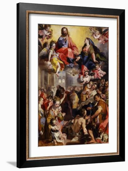 Madonna of the People, 1579-Federico Fiori Barocci or Baroccio-Framed Giclee Print