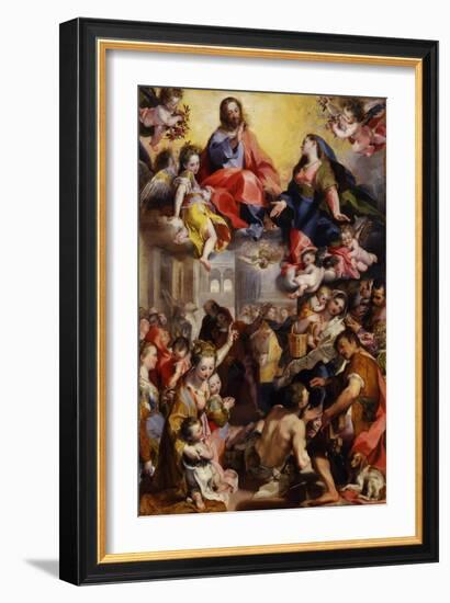 Madonna of the People, 1579-Federico Fiori Barocci or Baroccio-Framed Giclee Print