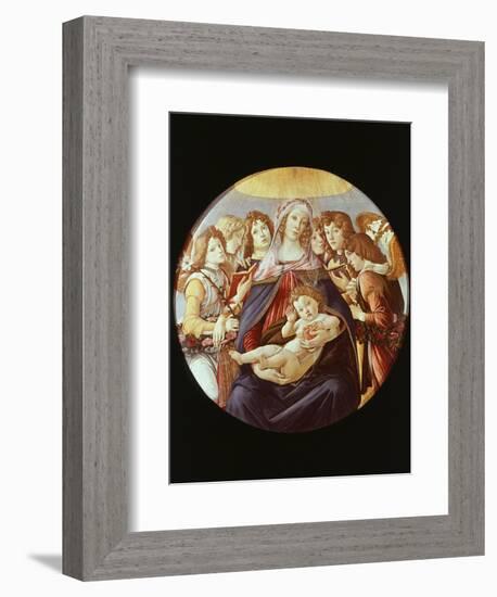 Madonna of the Pomegranate, C.1487-Sandro Botticelli-Framed Giclee Print