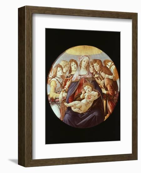 Madonna of the Pomegranate, C.1487-Sandro Botticelli-Framed Giclee Print